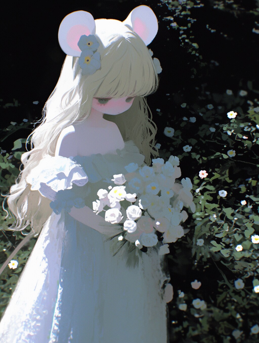 お花に包まれて