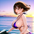 水上バイクのアキちゃん 2枚目