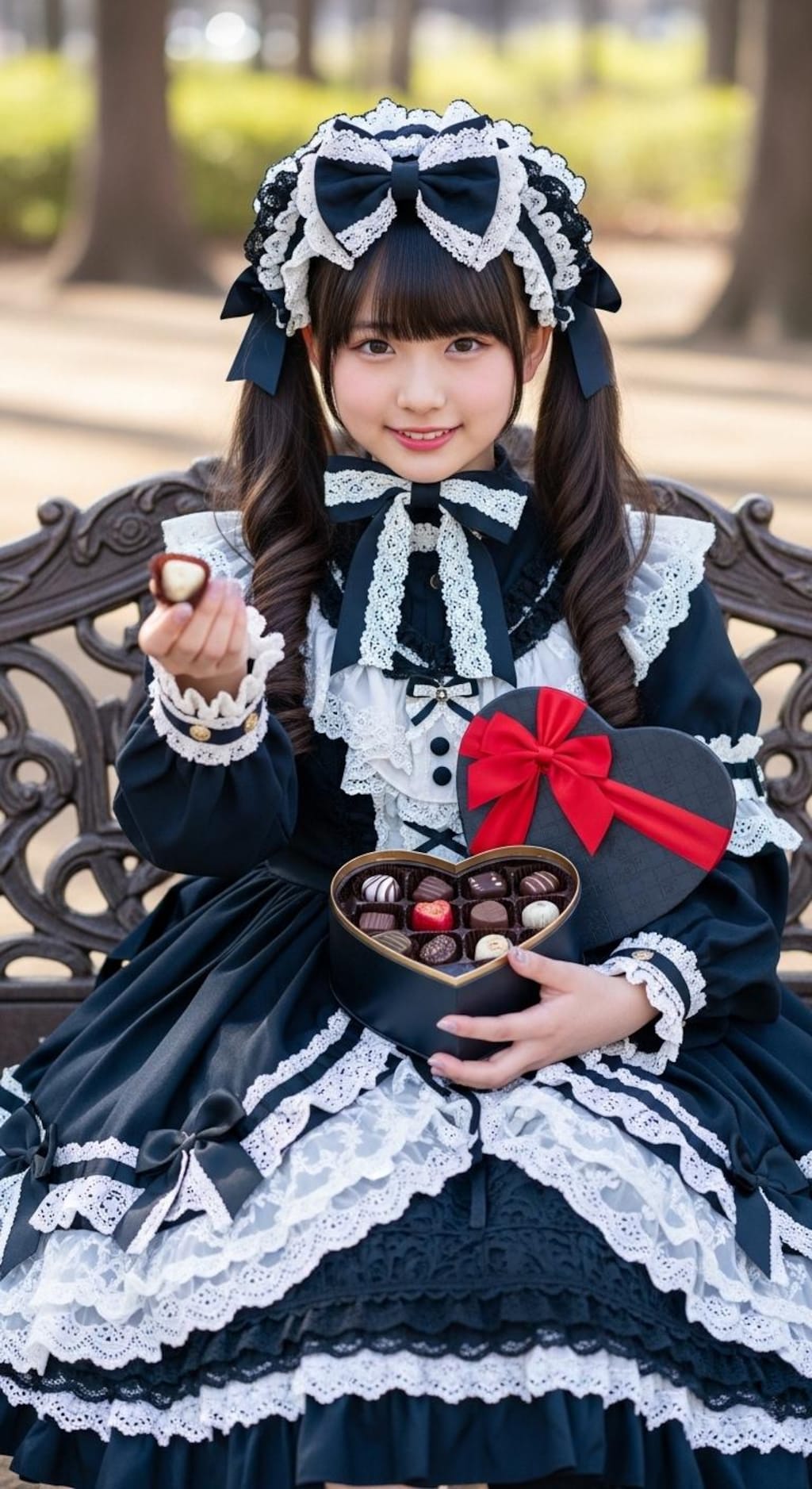 ヴァレンティヌス低年齢ゴスロリ好きのお兄様へ003《チョコをどうぞ》