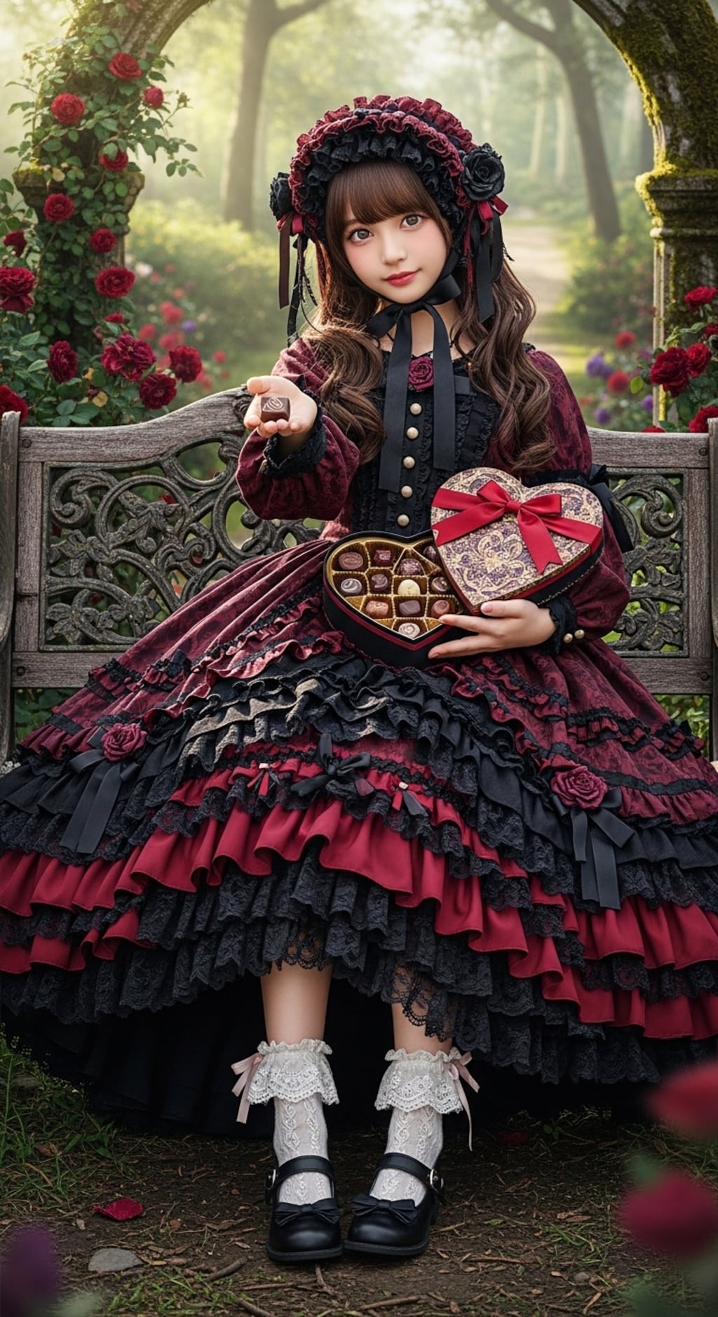 ヴァレンティヌス低年齢ゴスロリ好きのお兄様へ003《チョコをどうぞ》