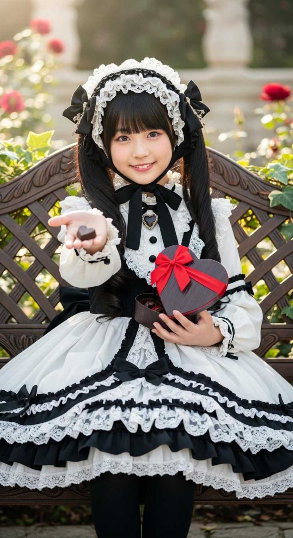 ヴァレンティヌス低年齢ゴスロリ好きのお兄様へ003《チョコをどうぞ》