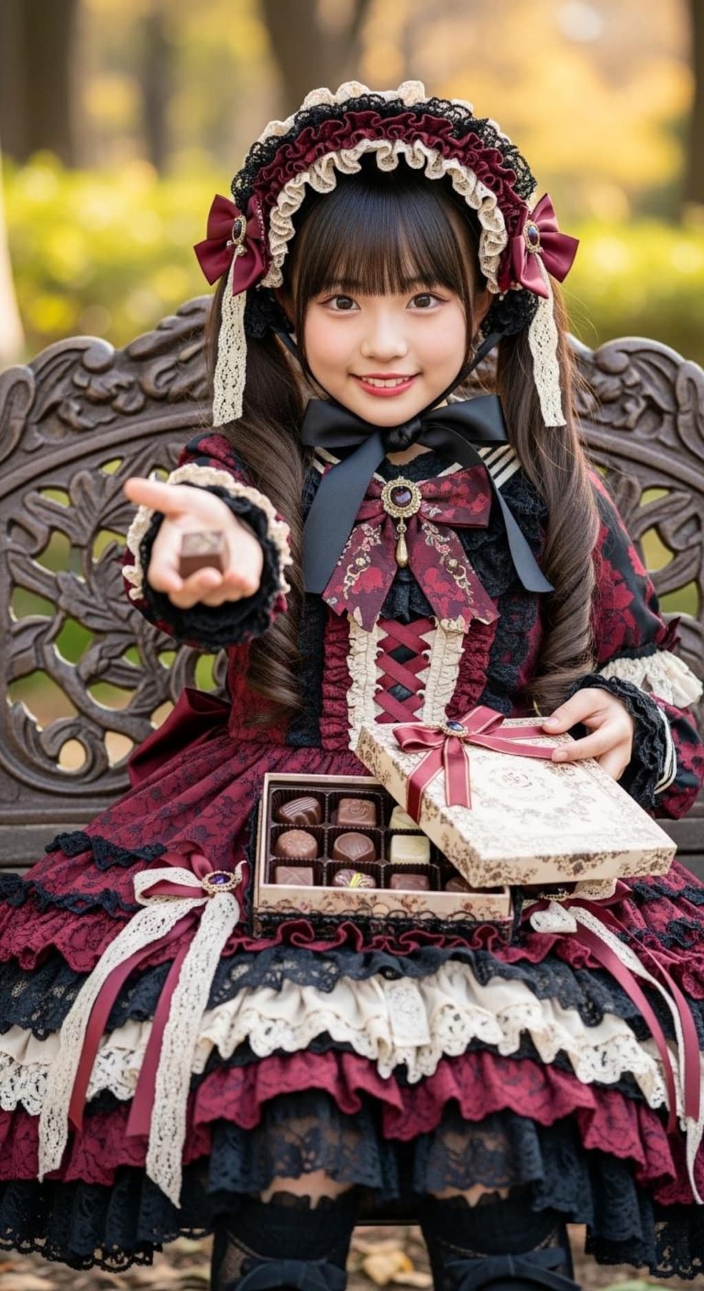 ヴァレンティヌス低年齢ゴスロリ好きのお兄様へ003《チョコをどうぞ》