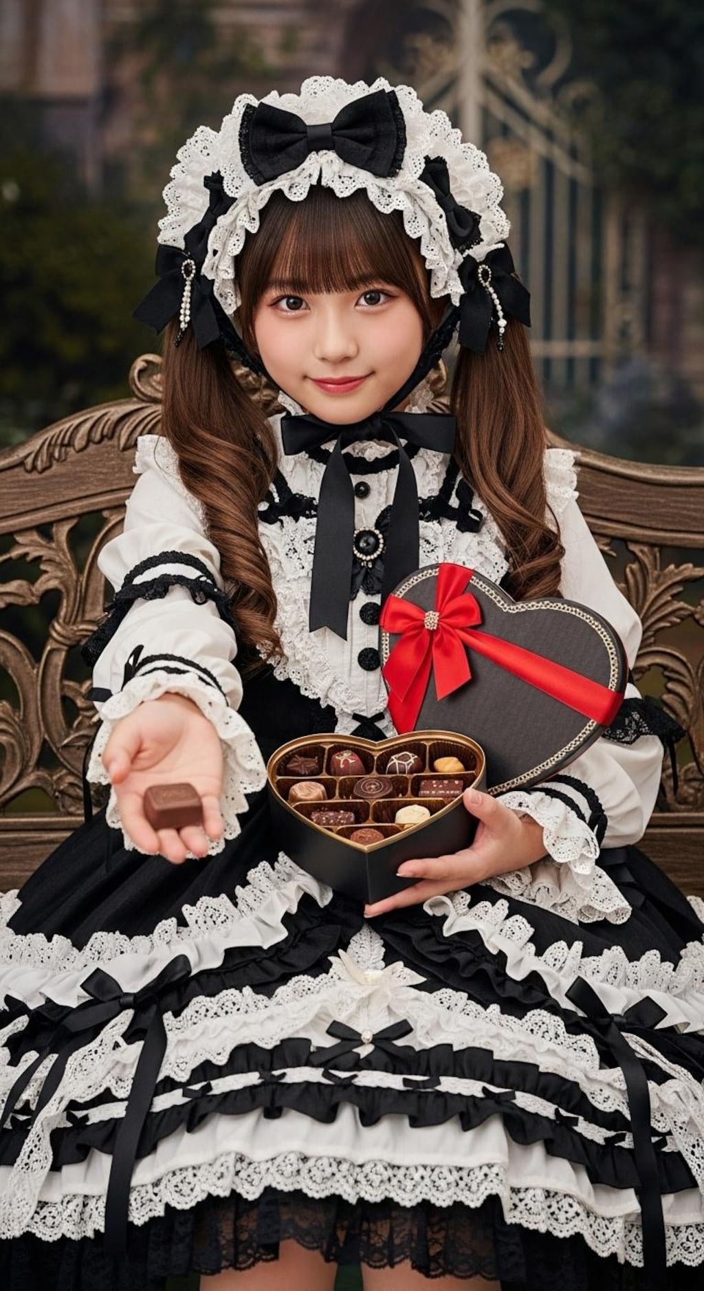 ヴァレンティヌス低年齢ゴスロリ好きのお兄様へ003《チョコをどうぞ》