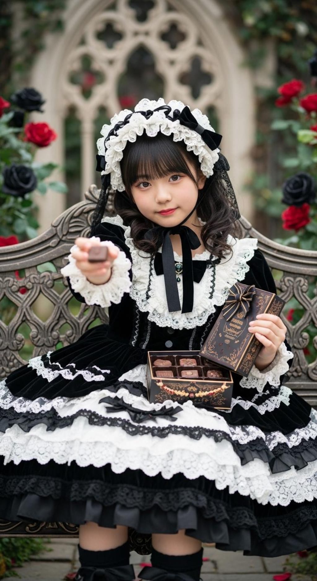 ヴァレンティヌス低年齢ゴスロリ好きのお兄様へ003《チョコをどうぞ》