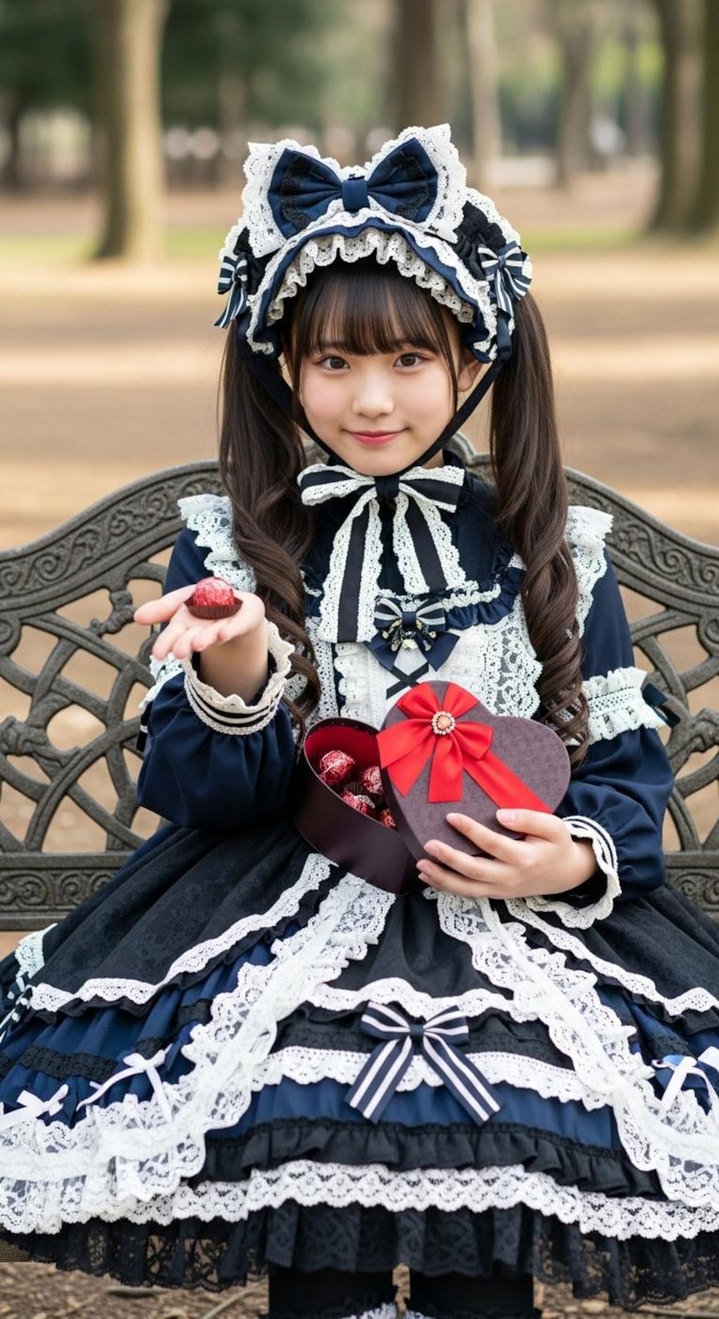 ヴァレンティヌス低年齢ゴスロリ好きのお兄様へ003《チョコをどうぞ》