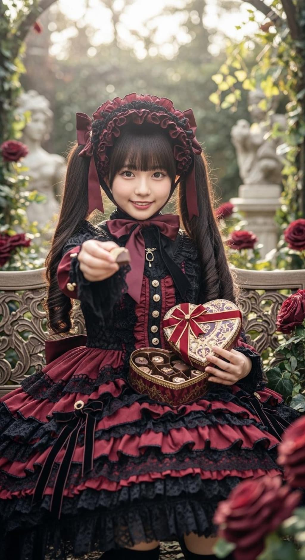 ヴァレンティヌス低年齢ゴスロリ好きのお兄様へ003《チョコをどうぞ》