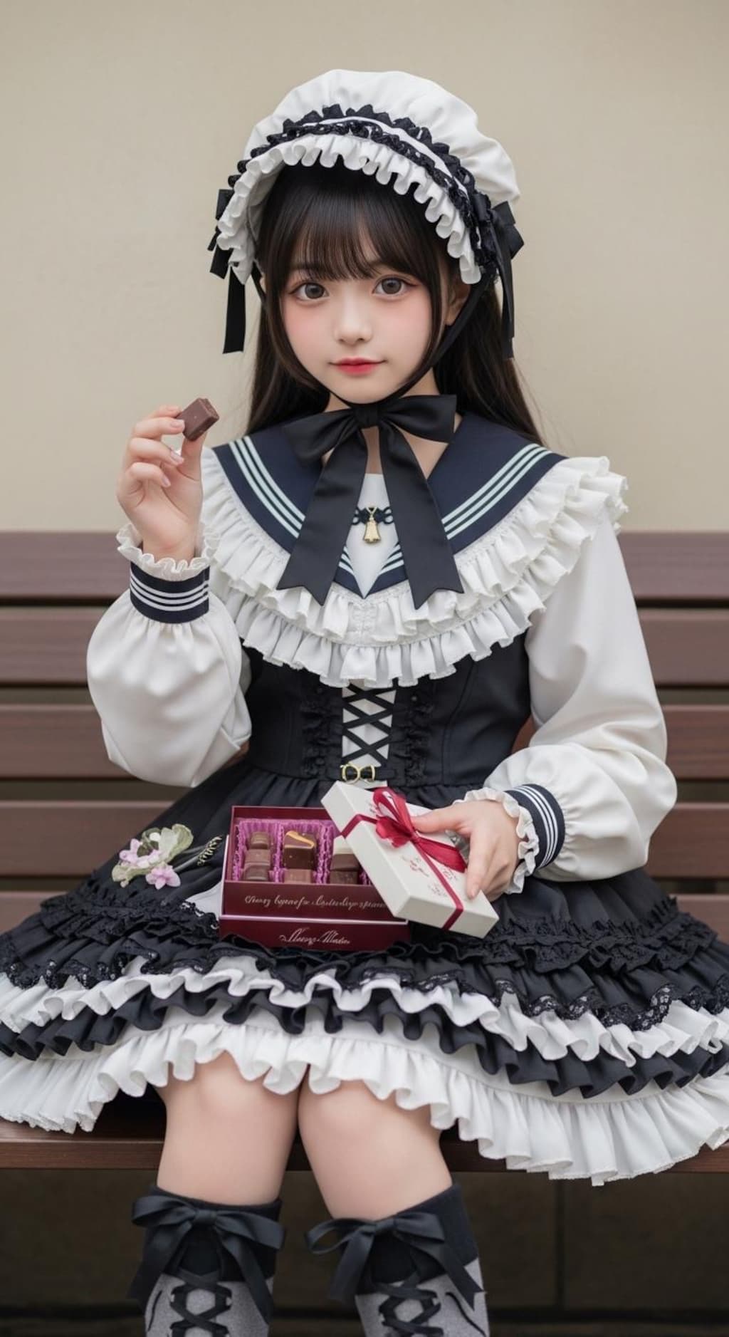 ヴァレンティヌス低年齢ゴスロリ好きのお兄様へ003《チョコをどうぞ》