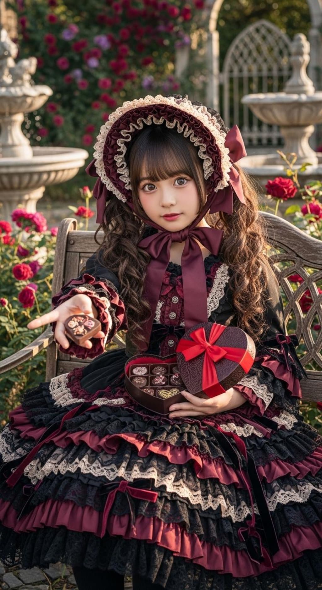 ヴァレンティヌス低年齢ゴスロリ好きのお兄様へ003《チョコをどうぞ》