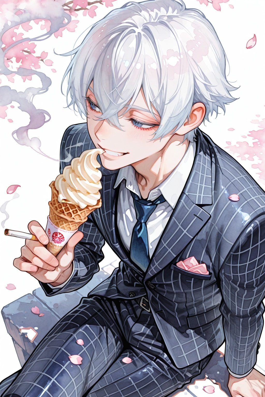 ソフトクリーム煙草にあうみたいですｗ