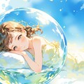 水玉の中の少女 2 8枚目