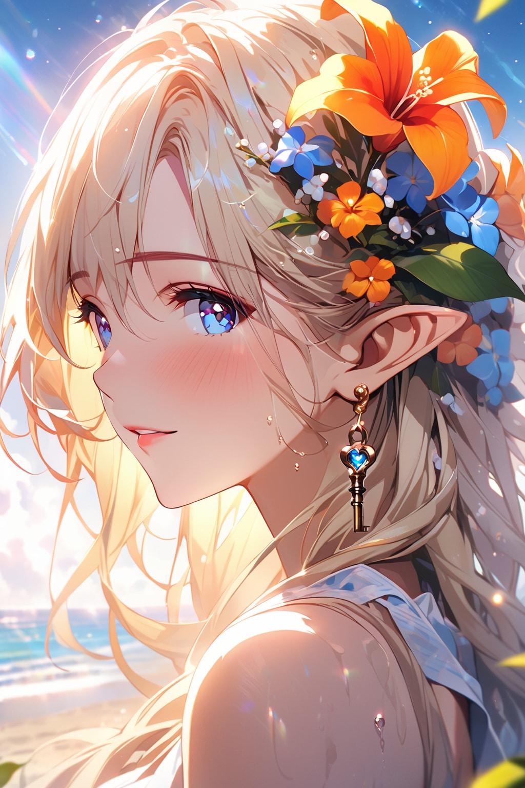 エルフさんの素敵な横顔 | の人気AIイラスト・グラビア