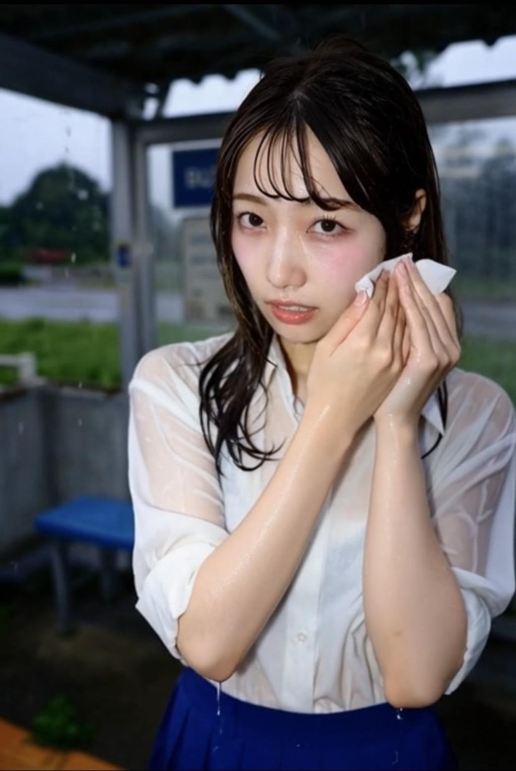 濡れ透けJk2