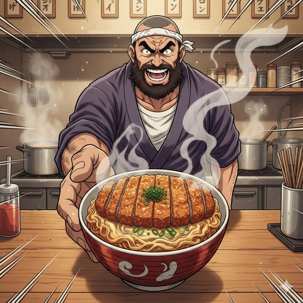 カツ丼お待ち!