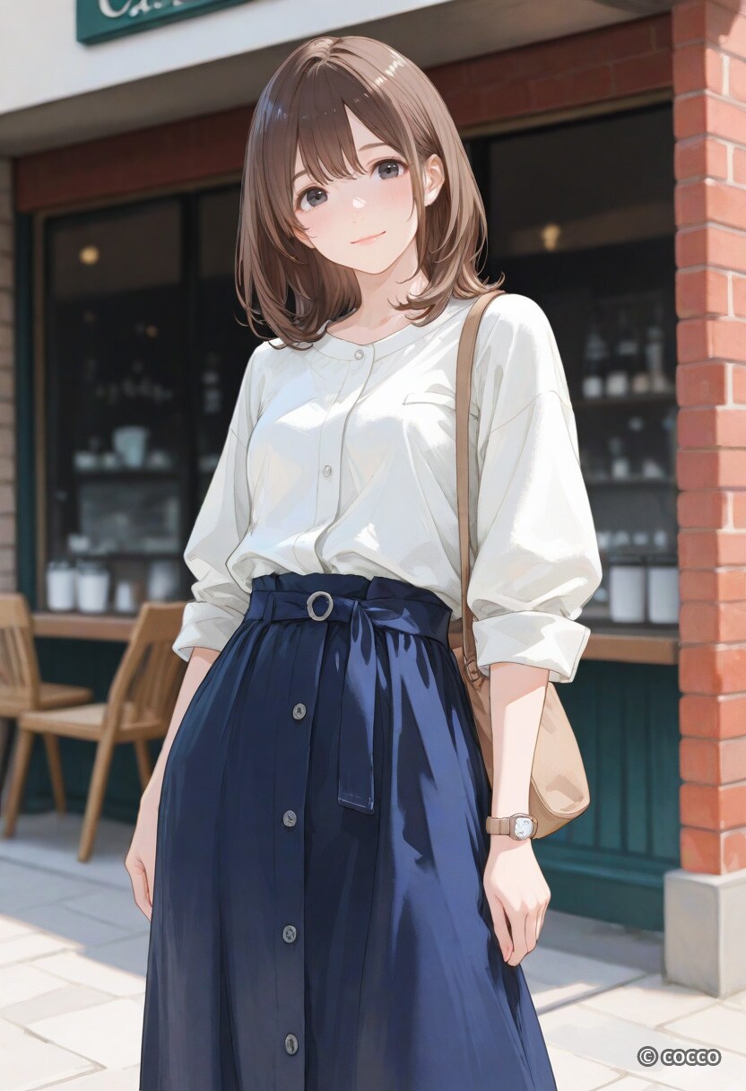 休日の朝。楽しみな予定を胸に。 | の人気AIイラスト・グラビア