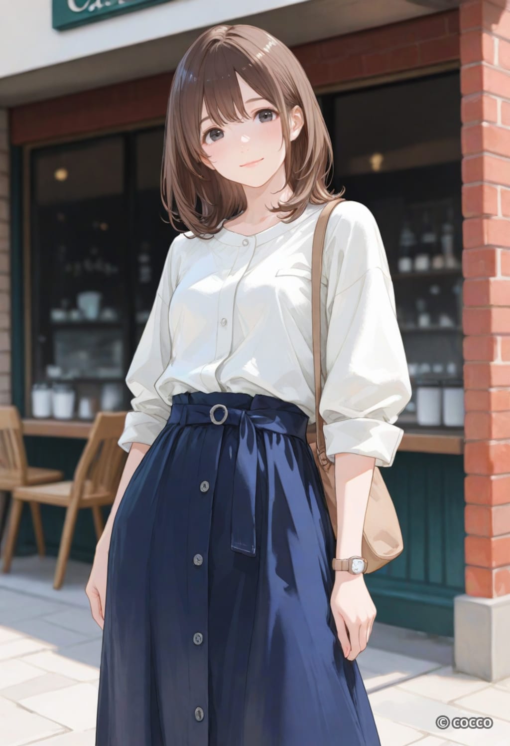 休日の朝。楽しみな予定を胸に。