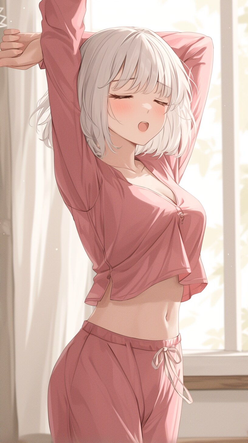 寝起き