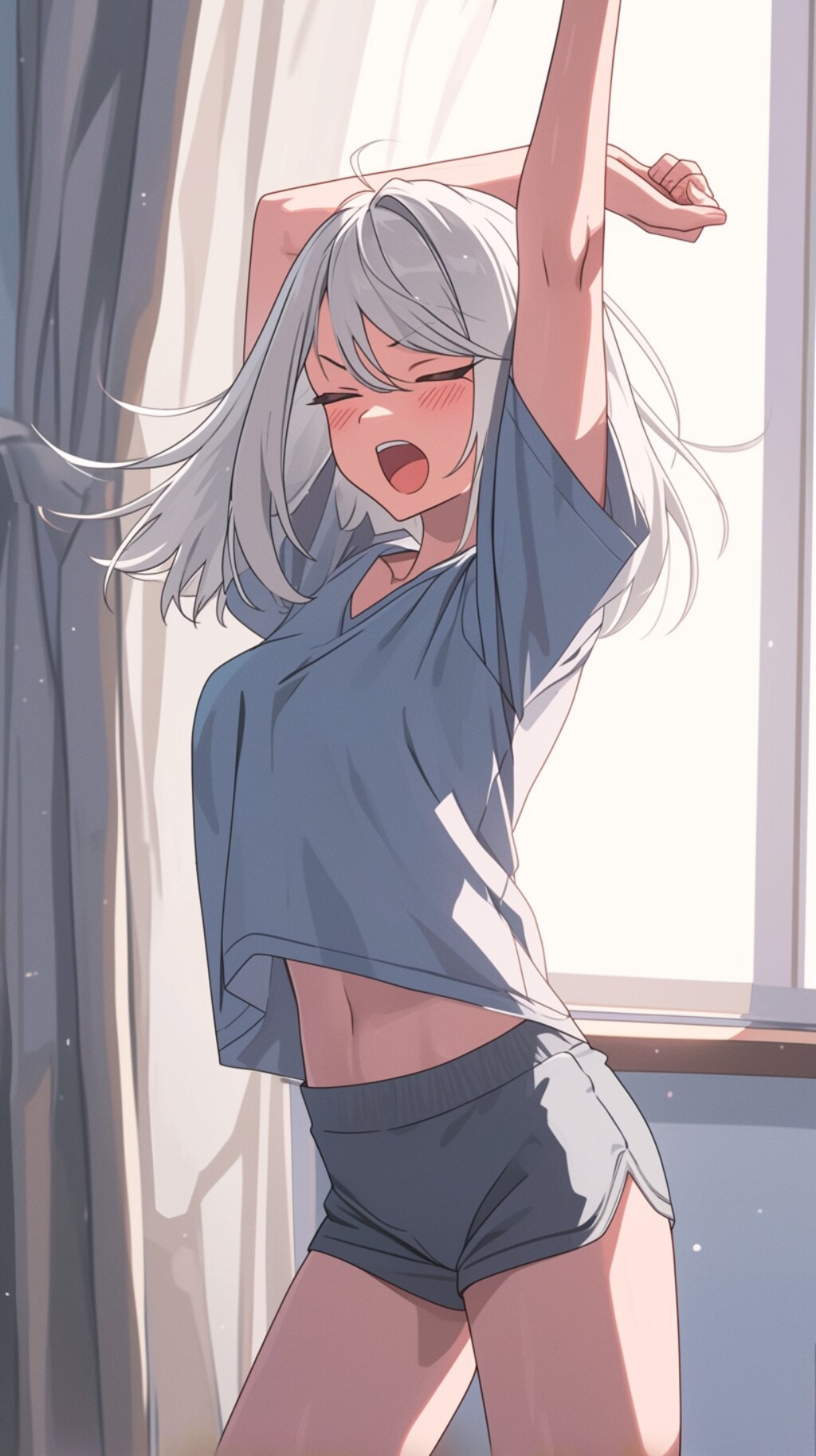 寝起き