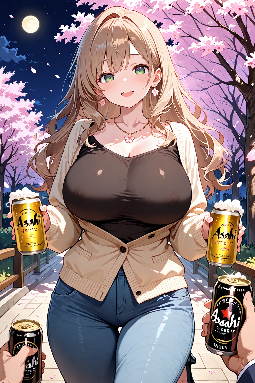 【がぞうどうぞ】ビール片手に夜桜を見に行きましょう