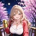 【がぞうどうぞ】ビール片手に夜桜を見に行きましょう 11枚目