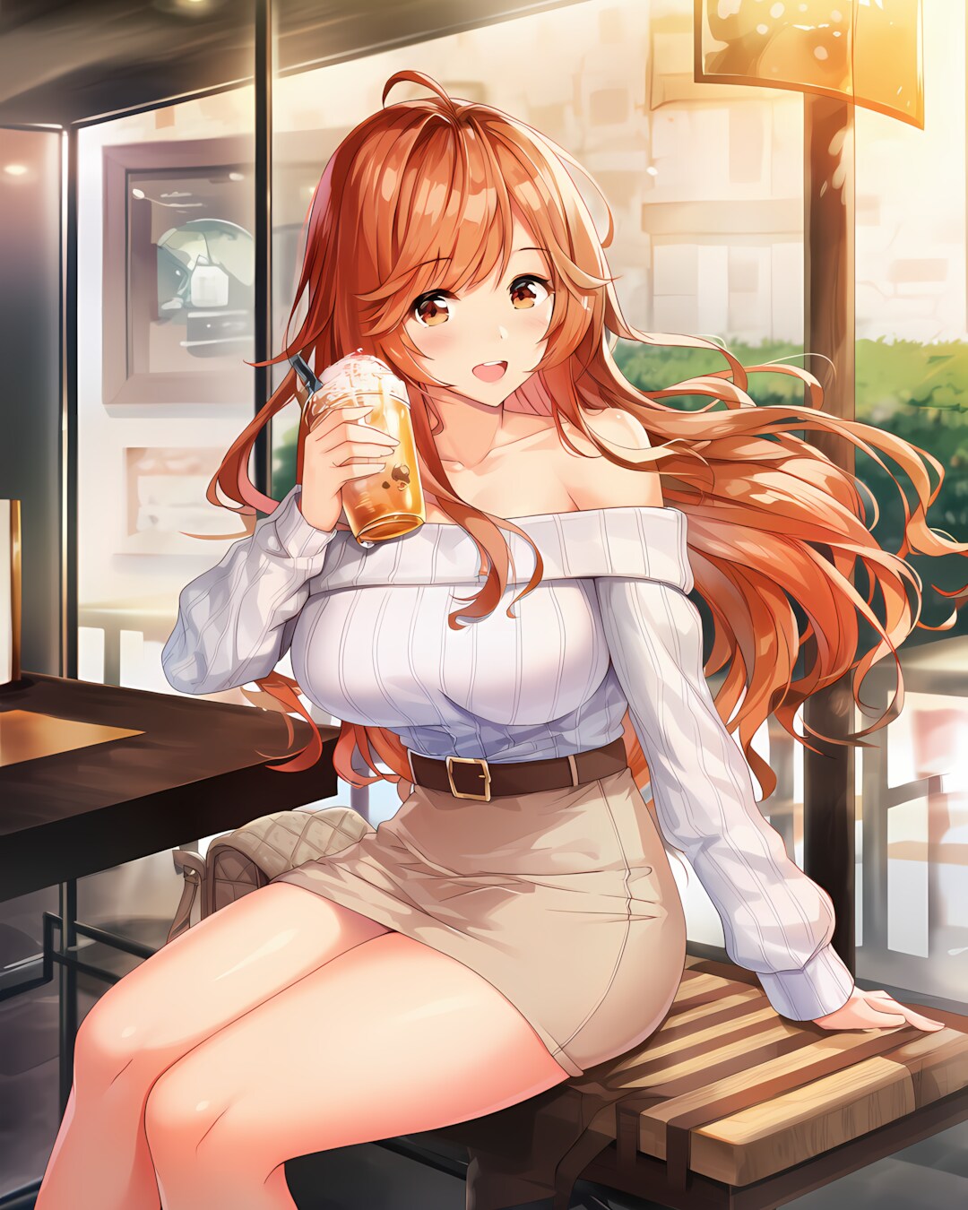 ☕デートの合間にほっと一息✨ノノカとカフェタイム