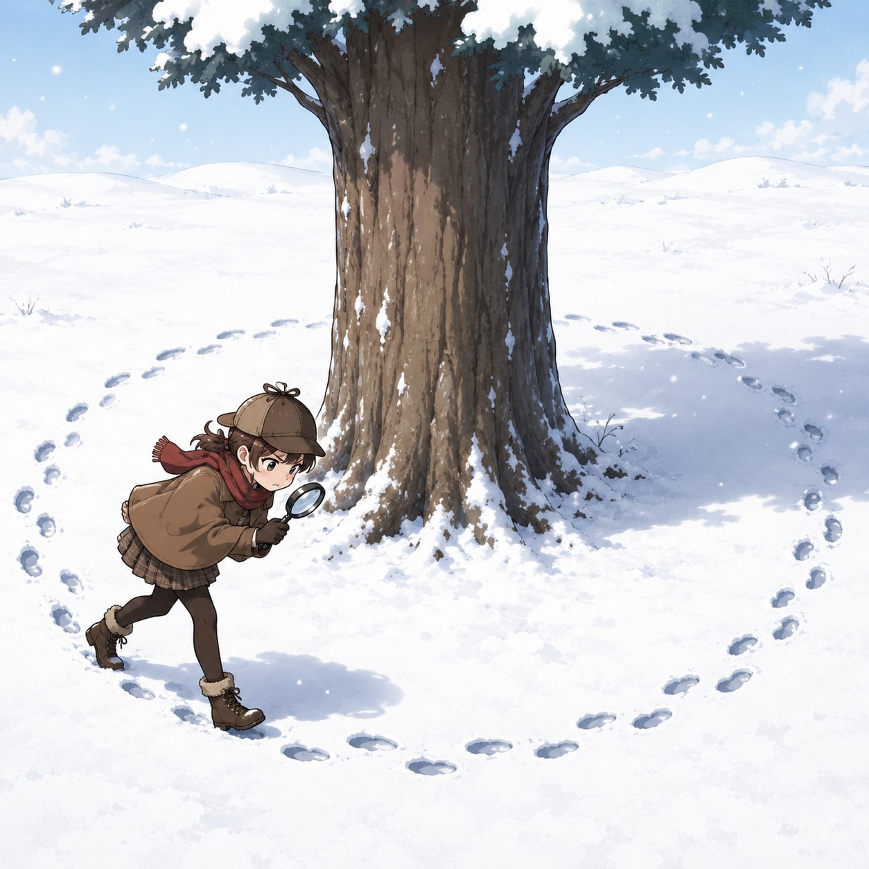 追跡中