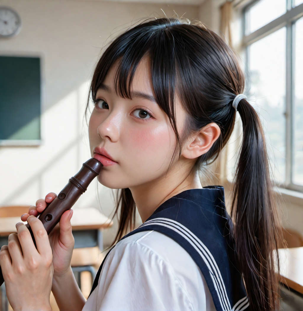 リコーダー | の人気AIイラスト・グラビア