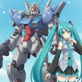 機動戦士ガンダムと初音ミク 2枚目