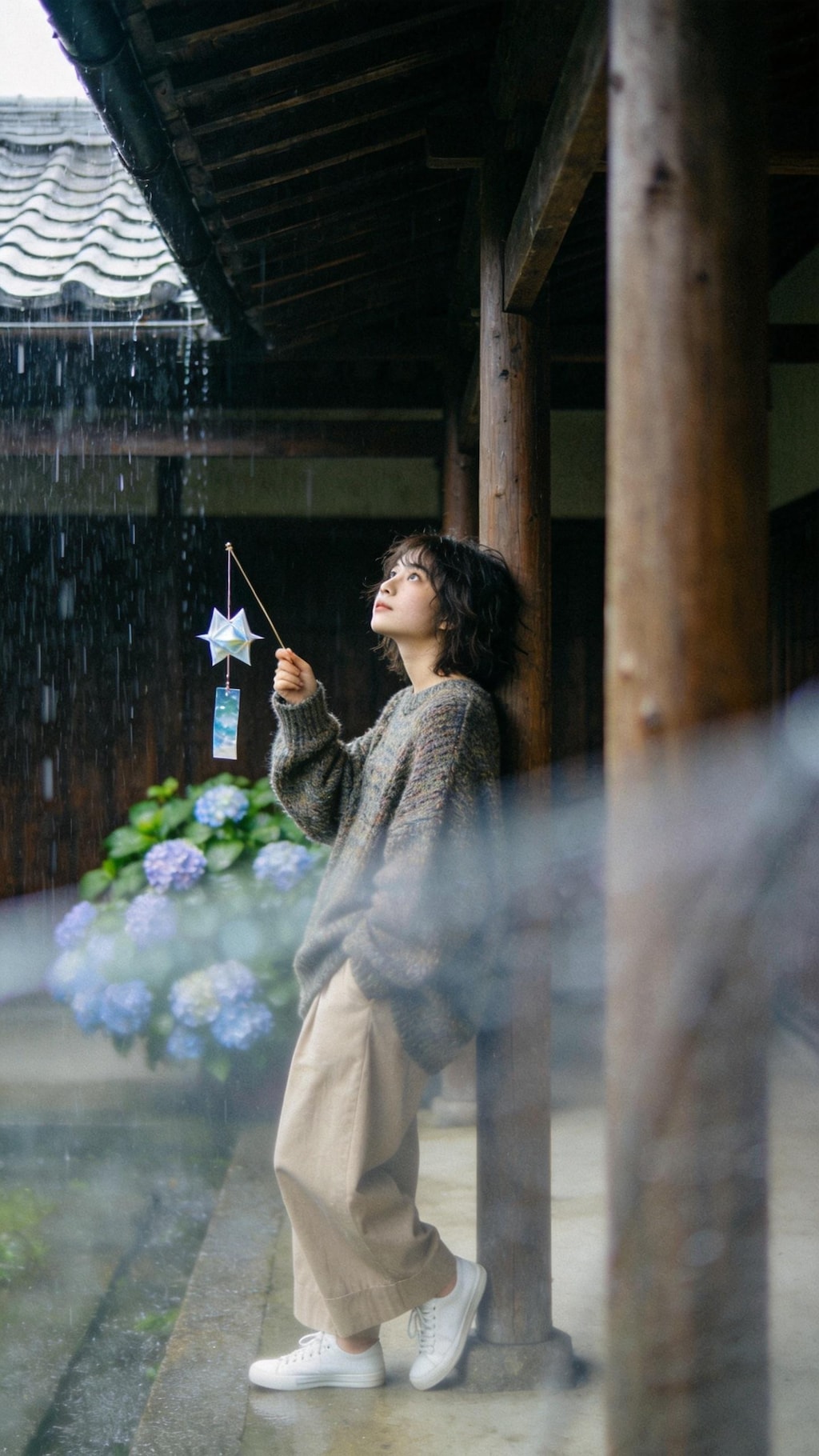 Prayer Hung Beneath the Rain