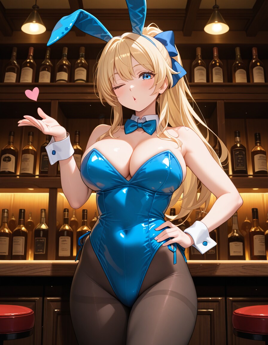 お洒落なバーにて２