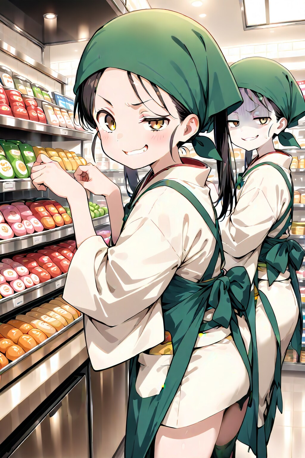 バイト中のユウ子さん