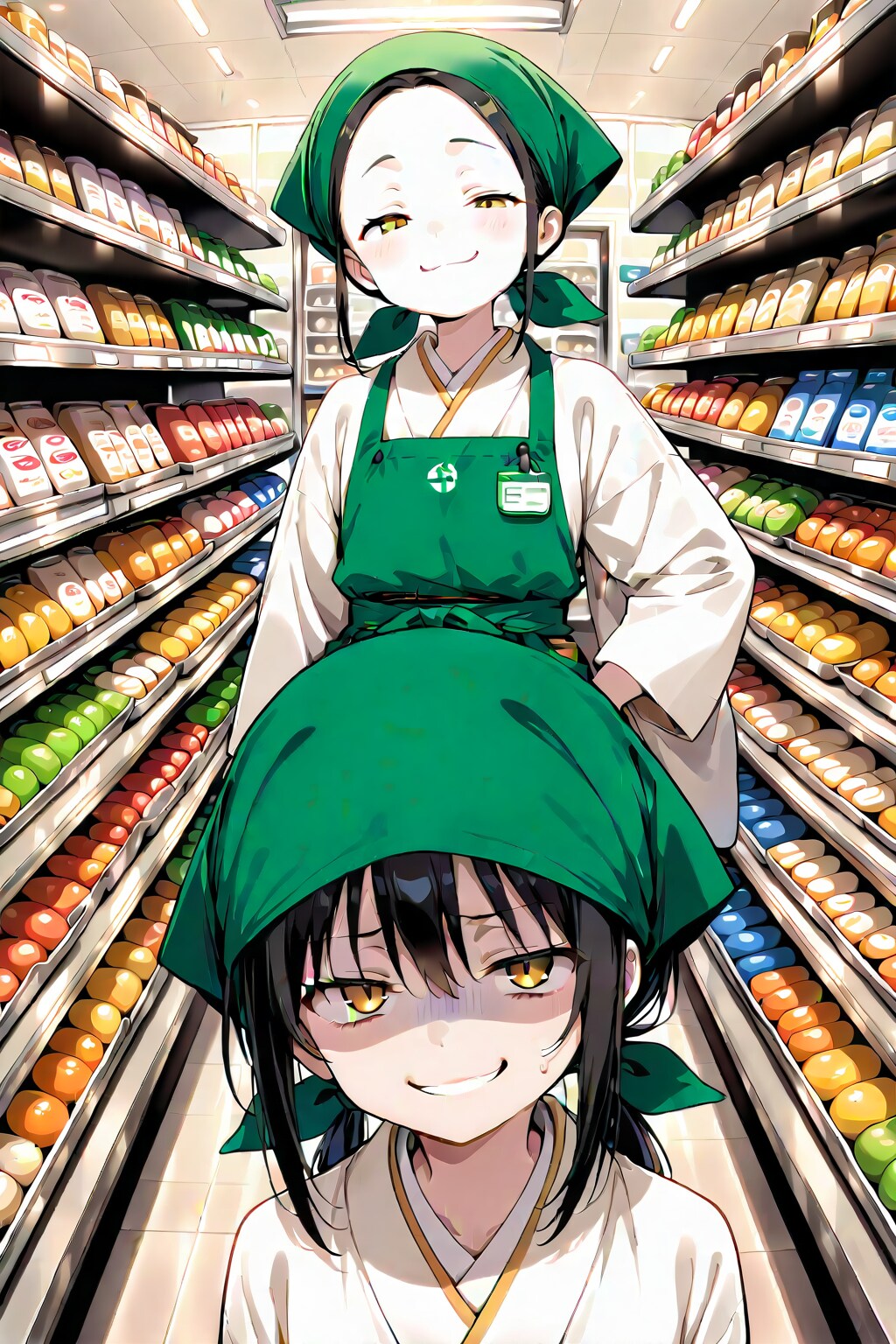 バイト中のユウ子さん