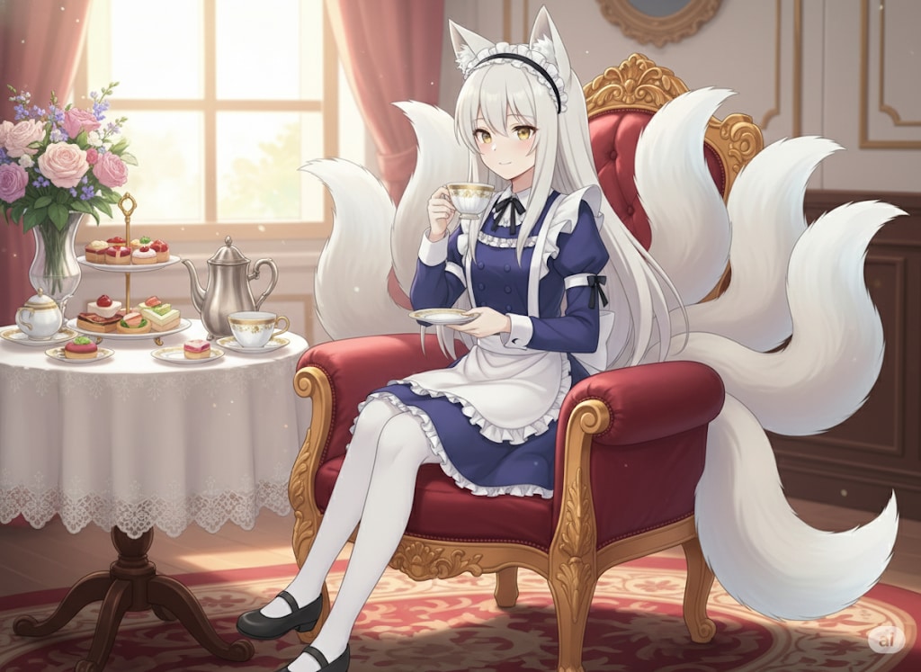 【九尾の久遠】新メイド服（ミニver)