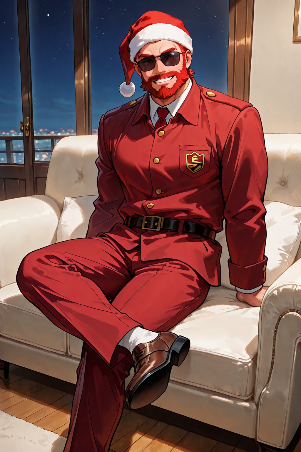 よう。新人っぽく制服着てみたぜ。