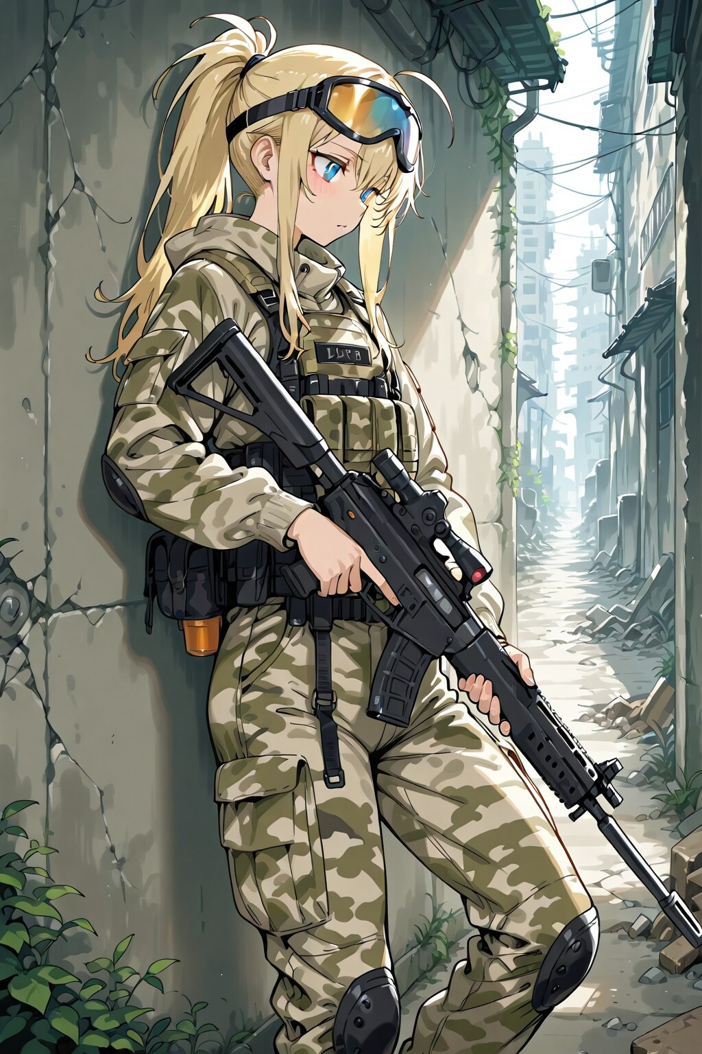 女兵士(アサルトライフル)
