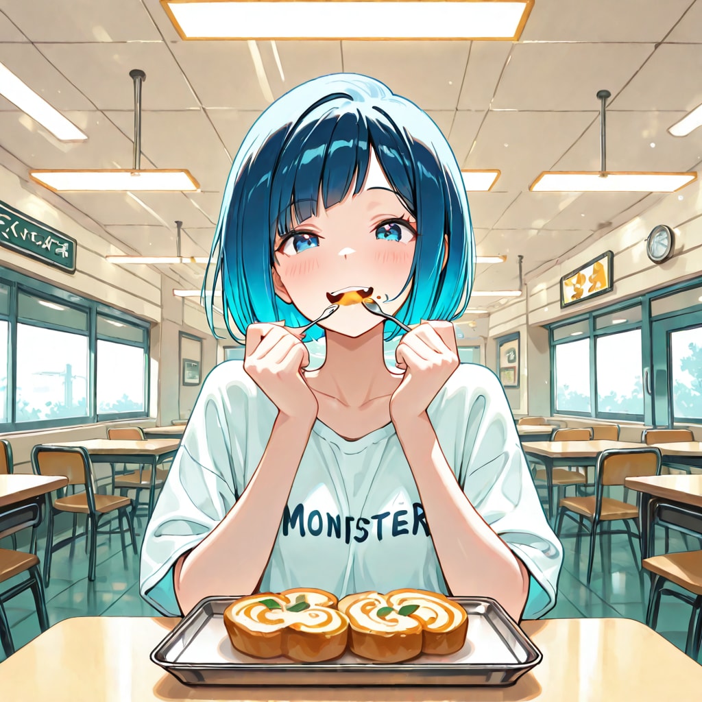 学食に潜む食欲の化身 | の人気AIイラスト・グラビア