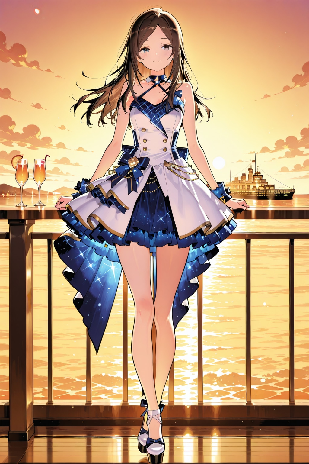サンセット・クルーズ | の人気AIイラスト・グラビア