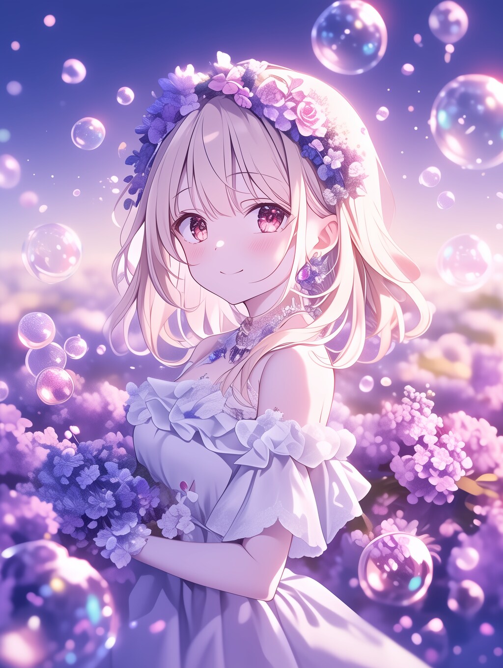 泡と花の幻想世界