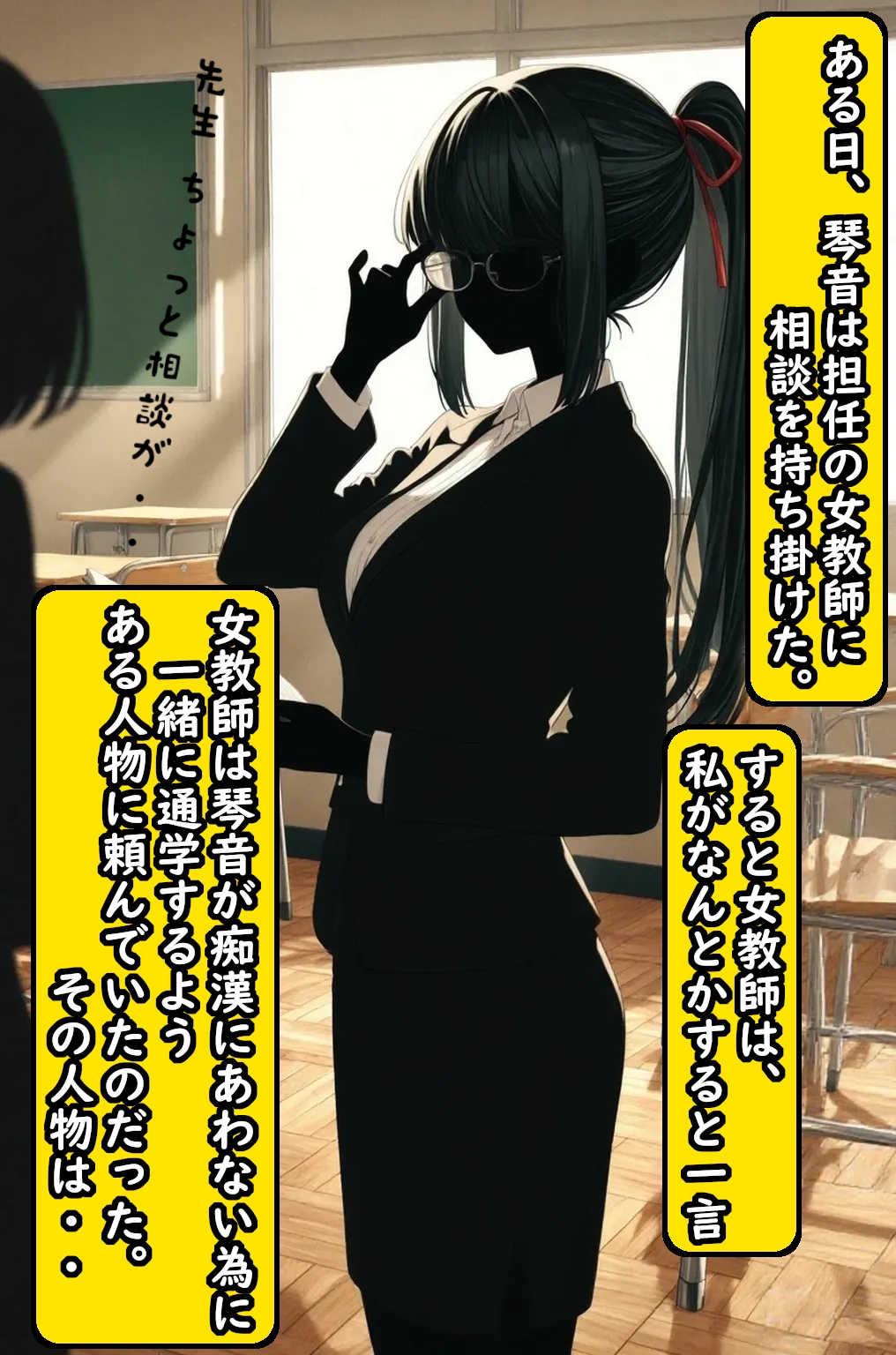 巨乳J〇とおやじ教師の痴〇対策訓練③