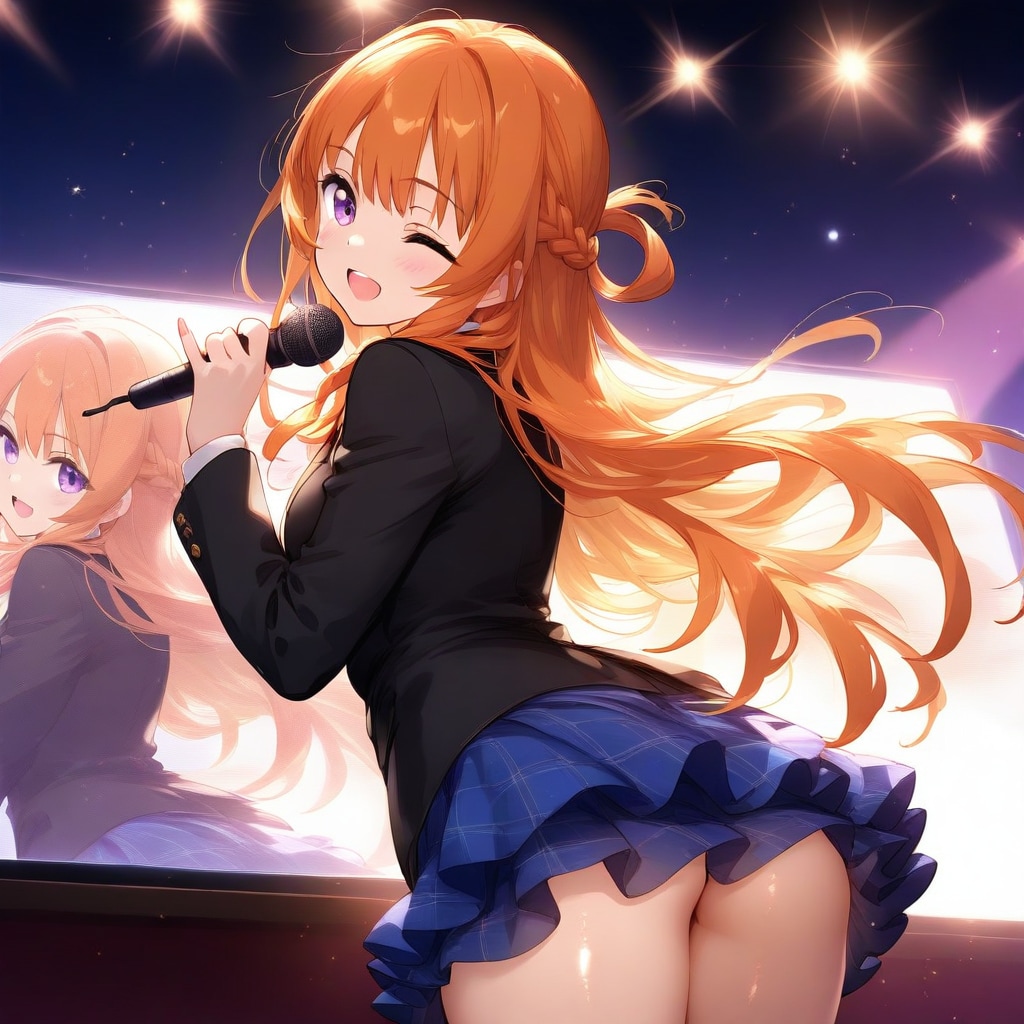 あゆのちゃん熱唱☆