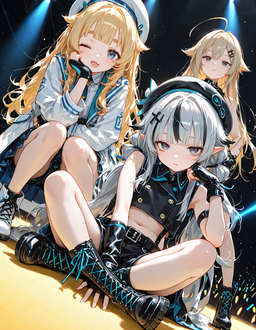 アイドルっぽい絵の練習（ユニット編）