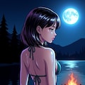 月が綺麗ですね 4枚目