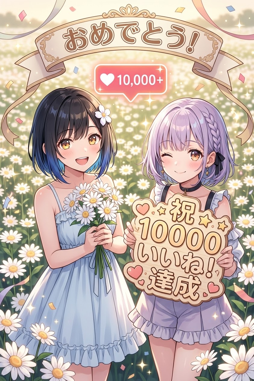10000いいね達成！！ | の人気AIイラスト・グラビア