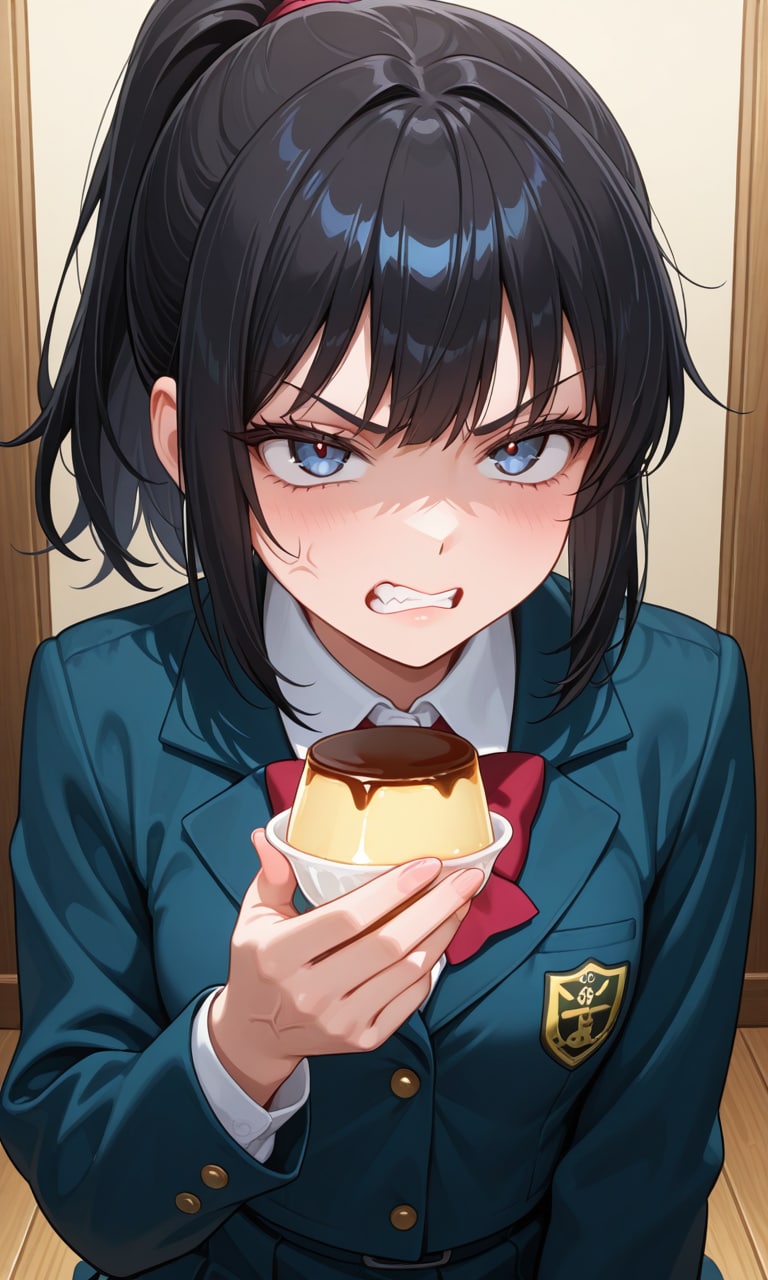 【うちの子】巨乳になりたすぎて、まさかのプルンプルンする物にキレだすチハルちゃん | の人気AIイラスト・グラビア