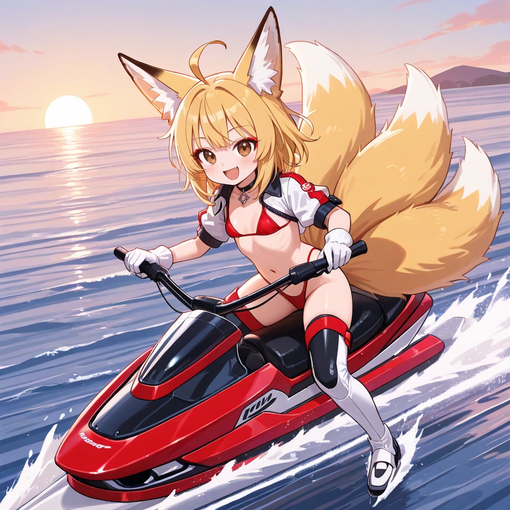 7/13　水上バイクの日 | の人気AIイラスト・グラビア