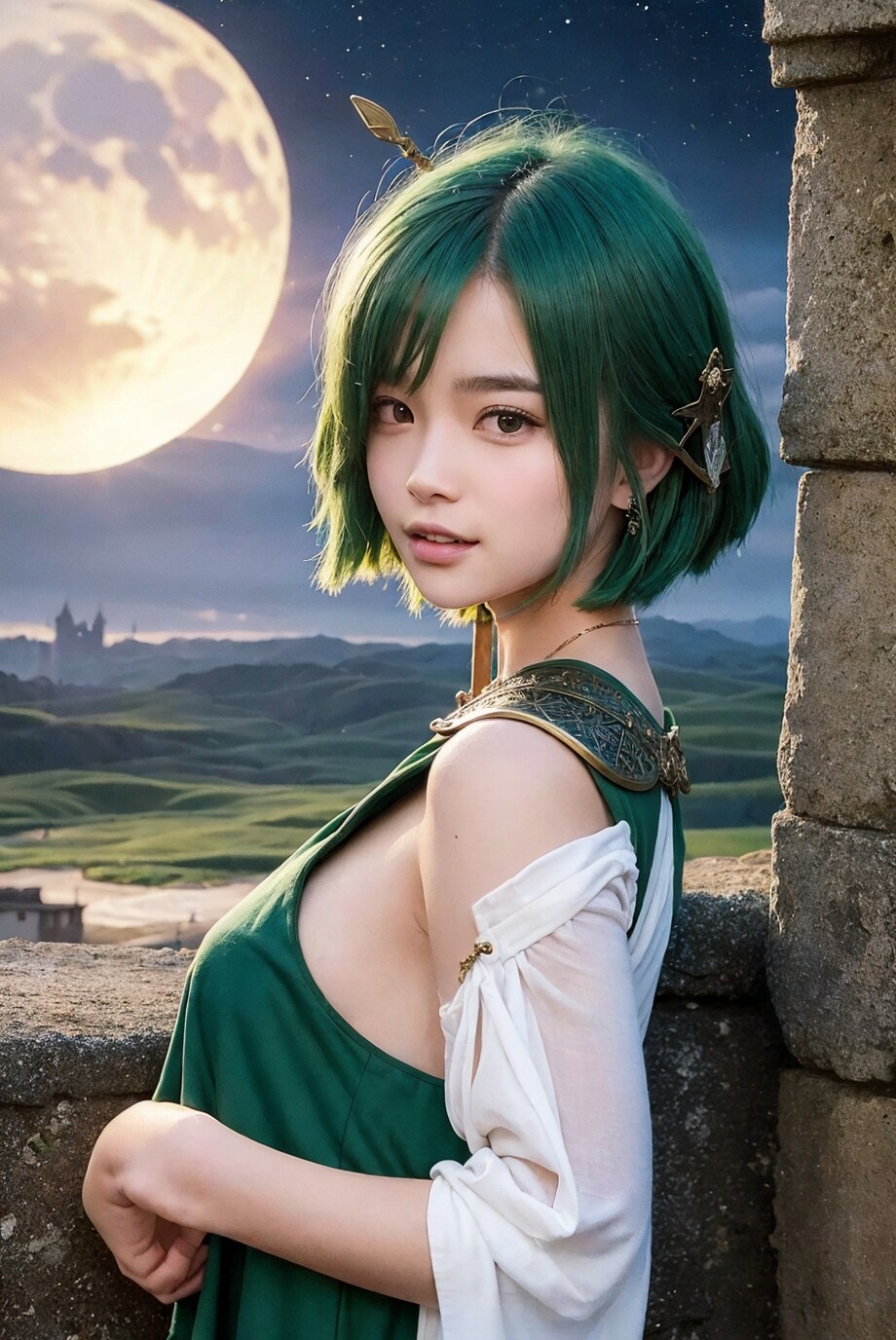 緑髪の冒険者