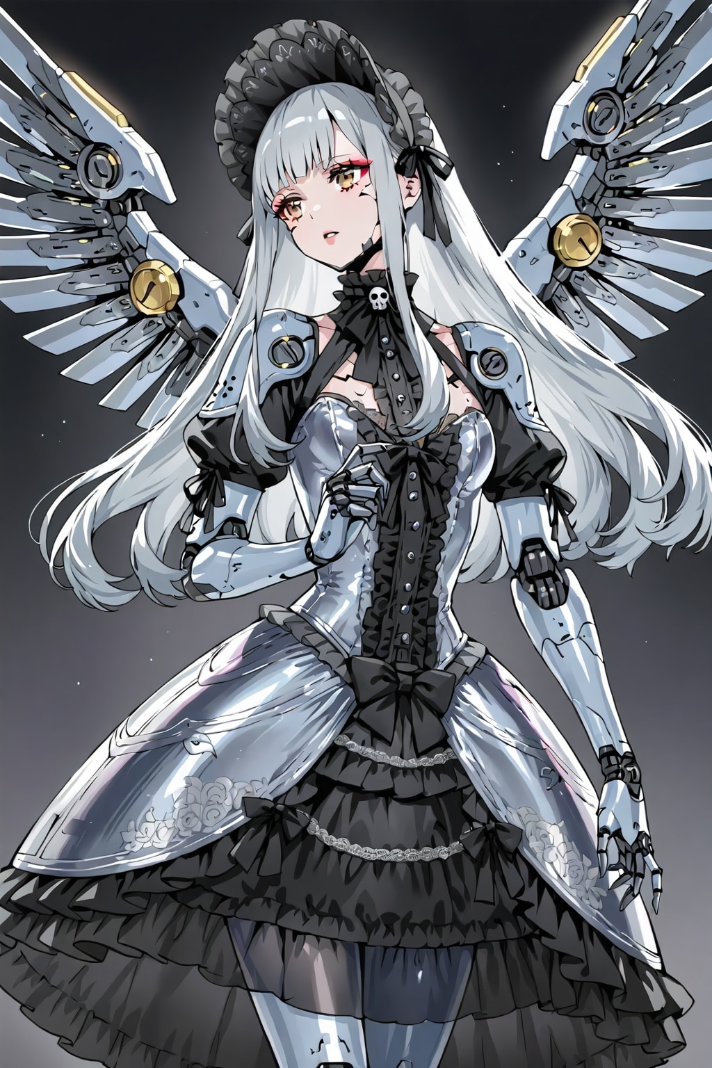 金属天使 | の人気AIイラスト・グラビア