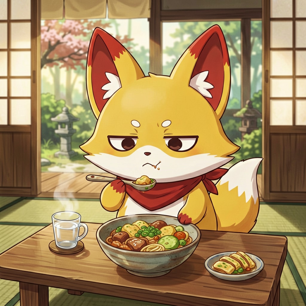 ヴォルペリア風きつねうどん | の人気AIイラスト・グラビア