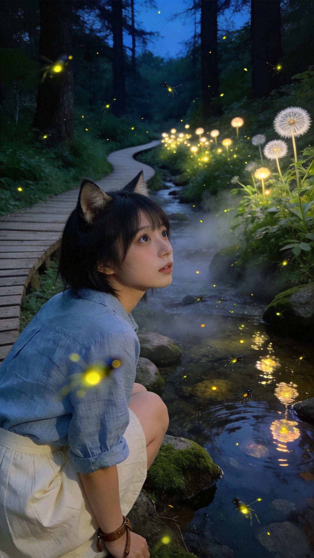 Moonlit Firefly Dance