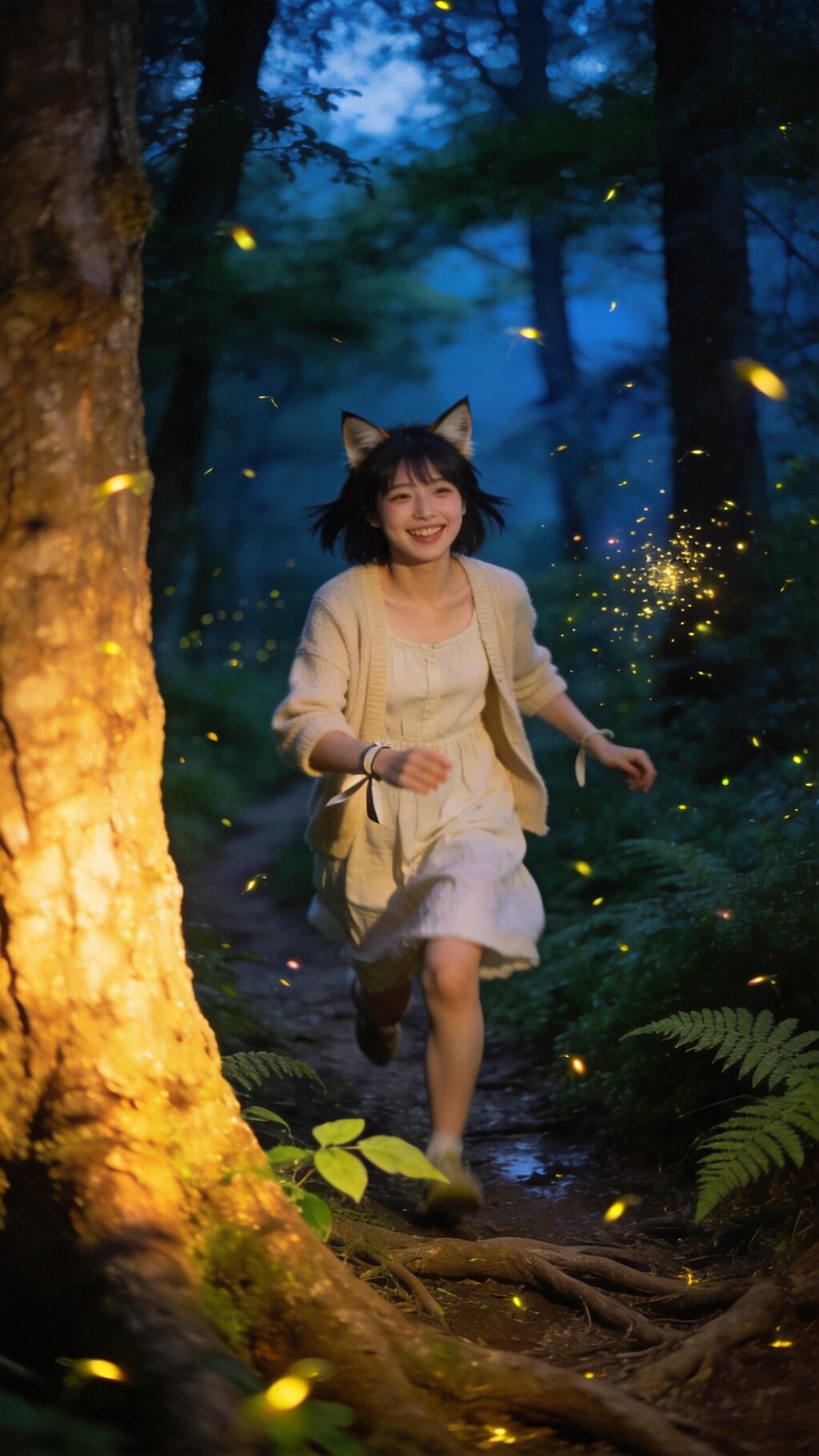 Moonlit Firefly Dance