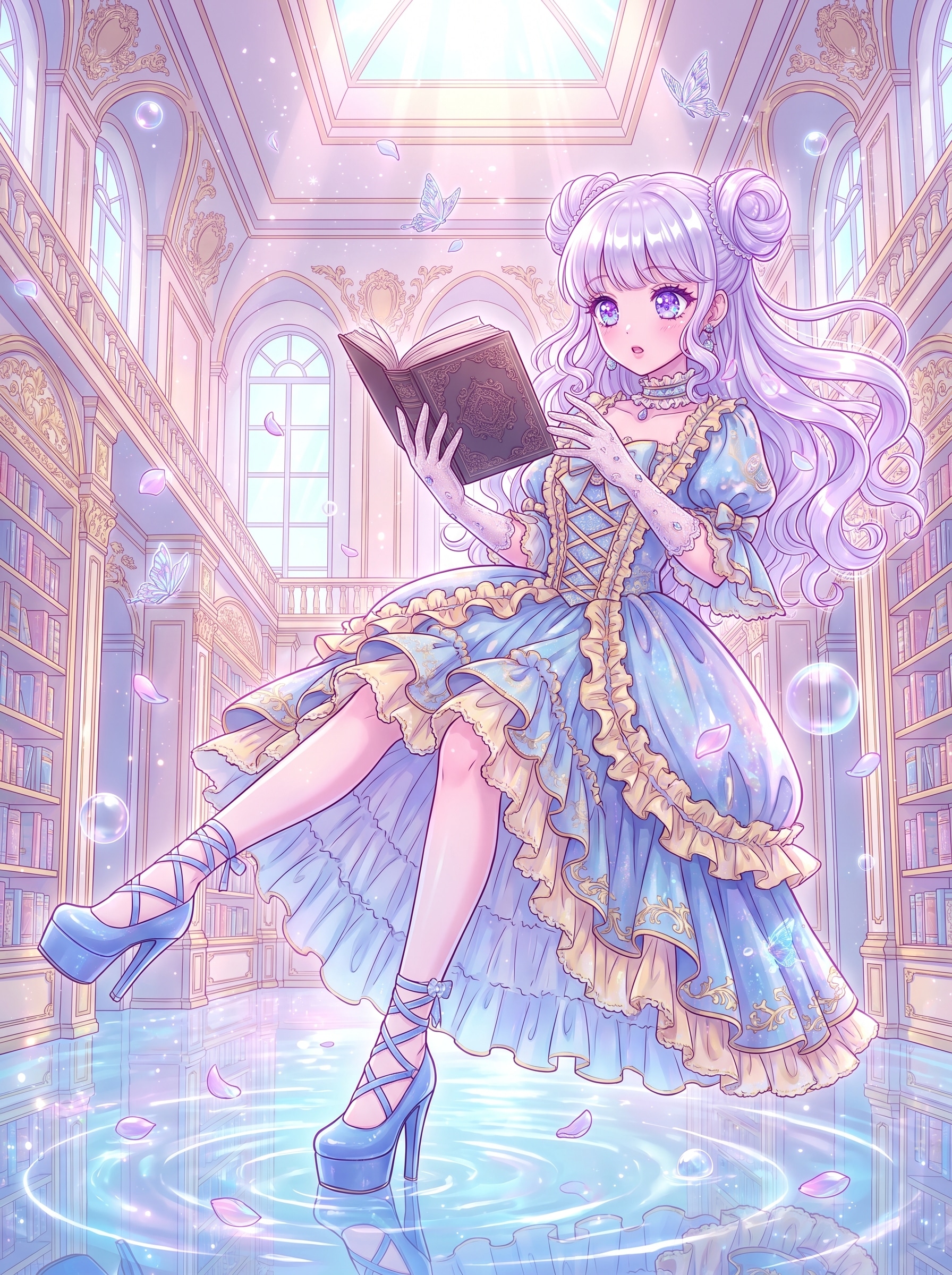 蒼薔薇水鏡の書